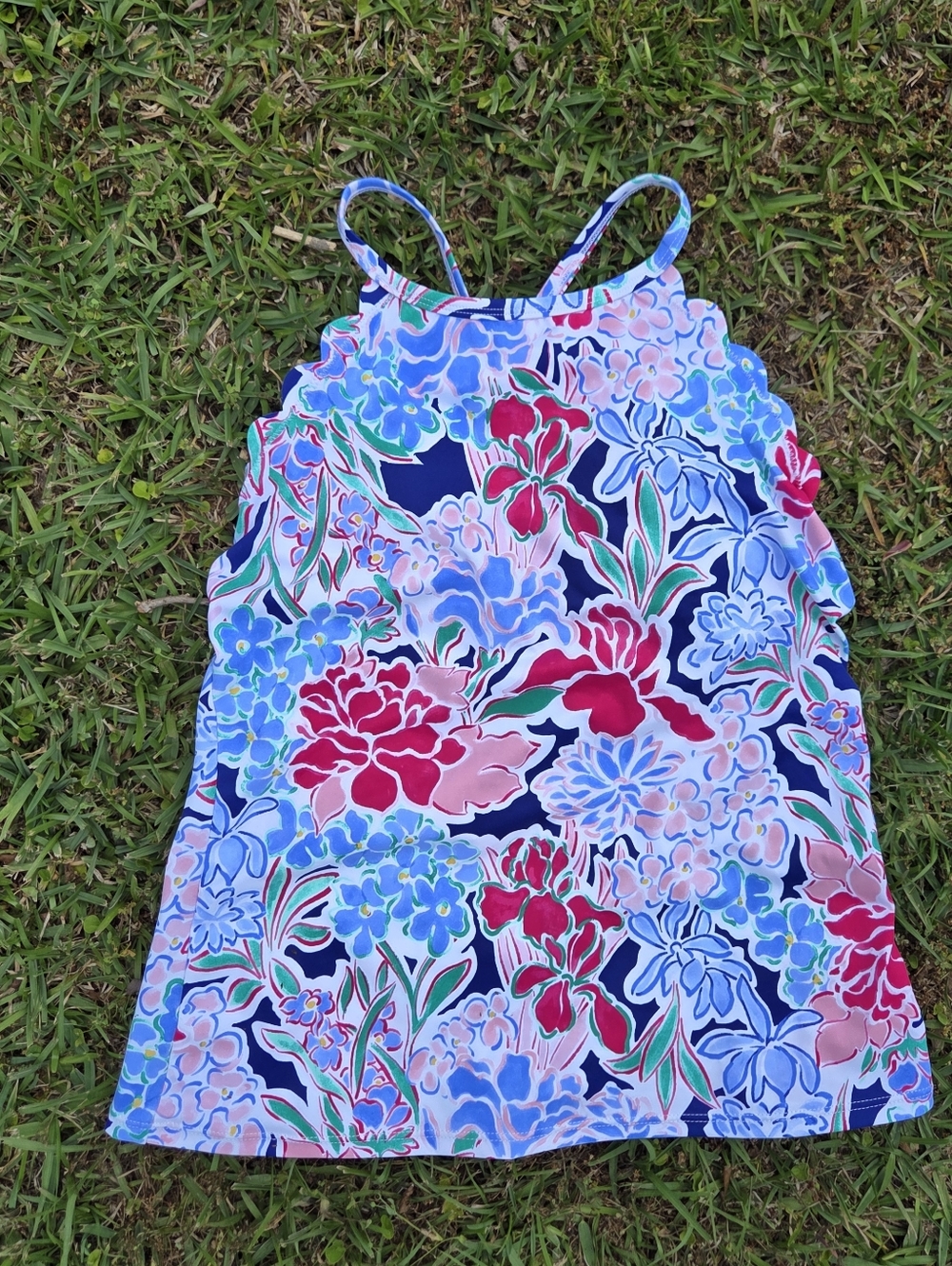 Crown and Ivy Tankini Swimsuit Floral